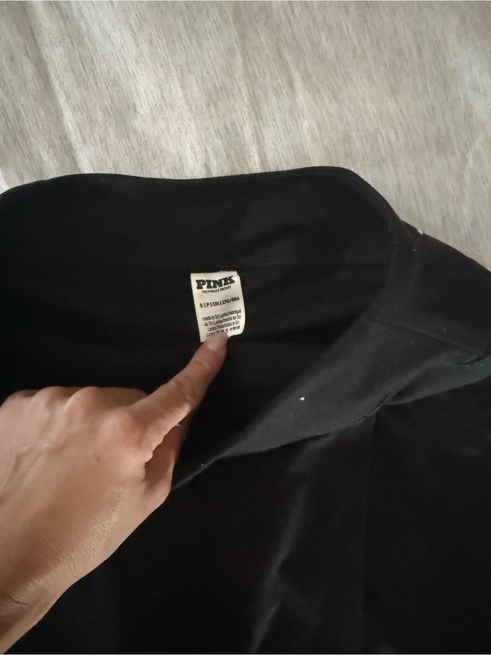 PINK Victoria's Secret Black Men's Dress Pants - Tailored Straight